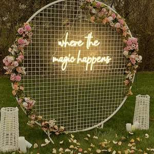 Dove la magia avviene l'insegna al Neon ha portato i cartelli luminosi per decorazioni murali con luce al Neon con lettera USB - Product Image 5