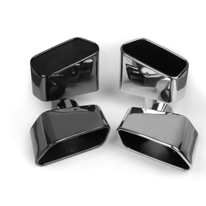 Ventes d'usine de haute qualité voiture Chrome queue gorge embout d'échappement silencieux embout de voiture brillant pour BMW - Product Image 6