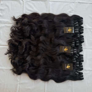 Pelo humano indio con cutícula alineada, pelo crudo Camboyano con cierre suizo HD, precio al por mayor - Product Image 1