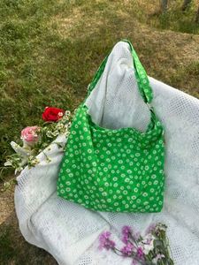 Retro Floral Bulk Soft Cotton Floral Single Shoulder <b>Bag</b> Large Capacity <b>Bag</b> Commuting Handbag and Portable <b>Bags</b> - Product Image 3