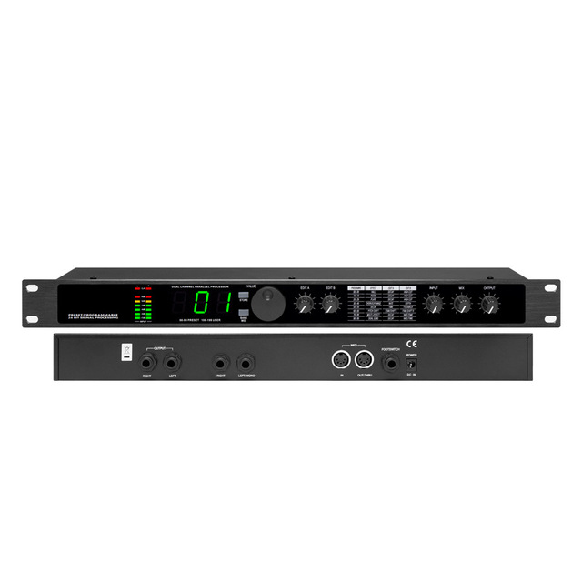 Microverb 4 Microphone Channel Digital Sound Processor 18-Bit Signal Processor Stage Performance DSP199 Musical Instruments