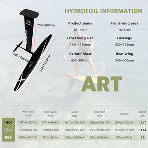 Tabla de surf eléctrica ART 1401 con mástil de carbono, ala de efoil, tabla de surf electrónica, ala de kitesurf, ala de surf, foil, hydrofoil - Product Image 2