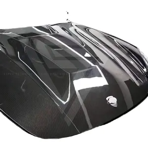 Tech Style Dry Carbon Fiber Hood For Porsche Panamera 971 2017-2023