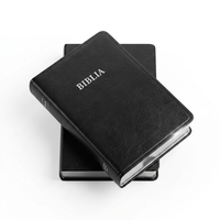 Service d'impression de Bibles personnalisées haut de gamme, livres reliés en cuir noir avec estampage doré pour l'église et les cadeaux
