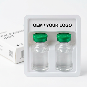 Custom Full-Color Printed Peptide Folding Box with Blister Tray Insert for 10 Vials Professional Laboratory Research - Product Image 6