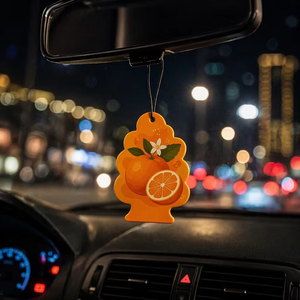 Carte parfumée suspendue en papier de coton absorbant personnalisée, évaporation naturelle longue durée, vente en gros, <span class=keywords><strong>d</strong></span>ésodorisant automobile pour l'intérieur de la voiture - Product Image 5