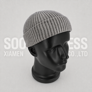 <span class=keywords><strong>Gorros</strong></span> <span class=keywords><strong>de</strong></span> <span class=keywords><strong>lana</strong></span> grises lisos <span class=keywords><strong>para</strong></span> hombre Soochic, <span class=keywords><strong>gorros</strong></span> cortos <span class=keywords><strong>de</strong></span> punto con puño <span class=keywords><strong>para</strong></span> clima frío, fitness, unisex - Product Image 3