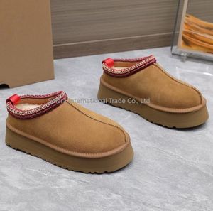 Design High Quality Unisex Snow <b>Boots</b> <b>Waterproof</b> Sheepskin Wool Thick Top Drag Slippers Anti-Slip Soft for Autumn/Winter Season - Product Image 3
