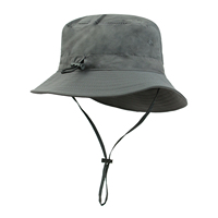 Chapeau Bob Séchage Rapide Anti-UV avec Cordon de Serrage Réglable pour l'Été, la Pêche et la Randonnée en Extérieur – Personnalisable avec Logo