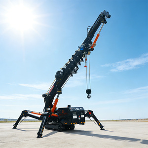 שלט רחוק לעגורן עכביש - כושר הרמה 4 טון, מונע בדיזל, גובה הרמה 13 מטר, מערכת הידראולית מלאה לבנייה במקומות צרים - Product Image 2