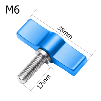 M6x17mm azul