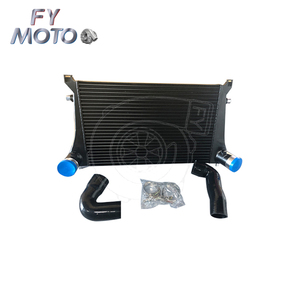 อินเตอร์คูลเลอร์สำหรับ VW Golf GTI R MK7 2.0T <span class=keywords><strong>TSI</strong></span> A3 S3 8V Leon 5F ความหนา640*410*55มม. ท่อและครีบ70มม. ทางเข้า - Product Image 3