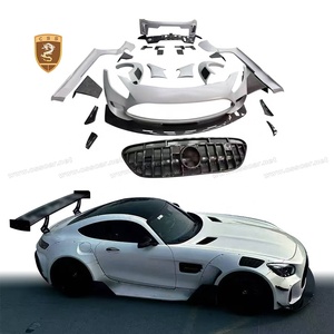 Nâng cấp bộ body <span class=keywords><strong>kit</strong></span> kiểu GT3 WideBody cho xe Mercedes Benz AMG <span class=keywords><strong>GT</strong></span> GTR GTC GTS, bao gồm cản trước, ốp thân xe, ốp hông, vòm bánh xe, cánh gió sau - Product Image 1