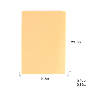 แผ่นซิลิโคนฝึกสักลายสองด้าน หนา 0.3 มม. หลายขนาด สำหรับฝึกสัก PMU - Product Image 3