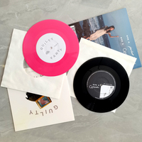 Vente en gros d'usine, disques vinyles de 7 pouces, 10 pouces, 12 pouces, pressage personnalisé d'albums de célébrités, disques vinyles avec pochette dorée/argentée, impression offset