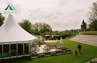 Carpa Pagoda Tourle, Carpa Grande para Eventos al Aire Libre, Personalización en Colores y Tamaños para Festivales