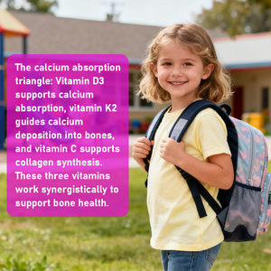 OEM Wholesale Kids Multivitamin Gummies Daily Essential Vitamins Minerals for Brain and Bone Health Immune Support Children 60 - Product Image 4