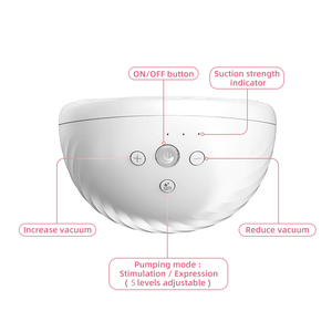 Tire-lait électrique <span class=keywords><strong>sans</strong></span> fil portable <span class=keywords><strong>sans</strong></span> fil pour bébé, échantillon de tire-lait portable mince numérique mains libres - Product Image 2