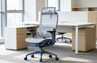 Chaise de bureau multifonctionnelle de haute qualité avec appui-tête réglable, siège pivotant, dossier inclinable, accoudoirs et repose-pieds extensible
