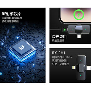 Nuevo K25 2 en 1 Manos Libres Multifuncional Micro Bolsillo Portátil Mini Precios de Buena Calidad Micrófono Inalámbrico para iPhone 15 Pro - Product Image 6