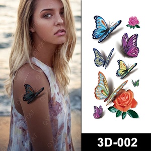 Tatuaggi Temporanei Personalizzati a Farfalla per Donne e Ragazze, Impermeabili, di Lunga Durata, Alta Qualità, Sexy e Colorati - Product Image 3