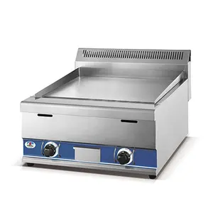 HGG-753 Hotel Restaurant Apparatuur Non Stick Gas Bakplaat Aanrechtblad Platte Plaat Bbq Bakplaat