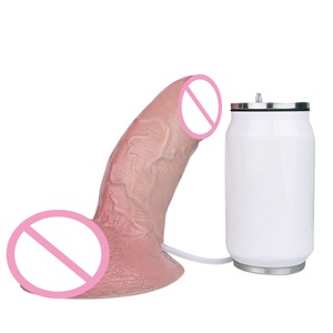 FAAK Inflatable Ejaculation <b>Dildo</b> Silicone Realistic Penis Fantasy Wholesale Female Masturbator Squirting <b>Dildo</b> Adult Sex Toys - Product Image 4