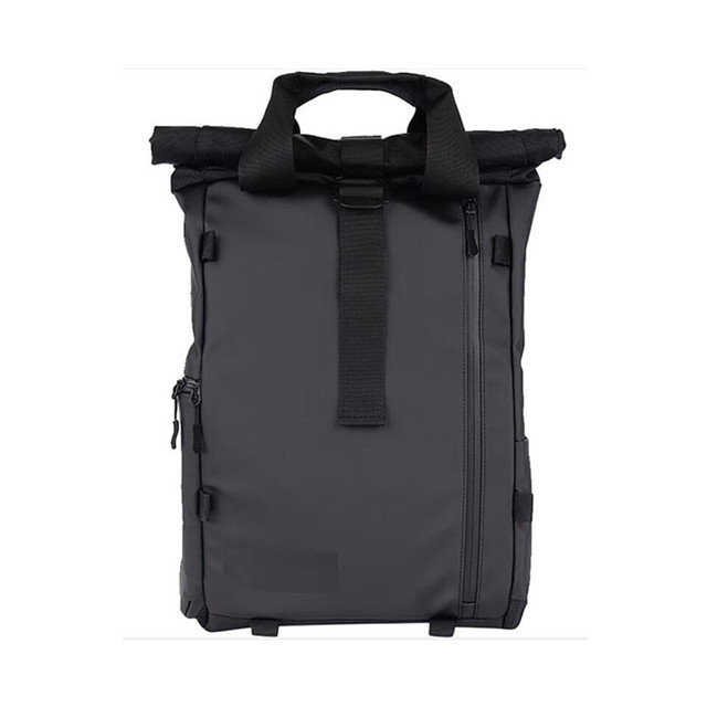 Water Resistant Rolltop Camera Backpack Fits DSLR Mirrorless Cameras