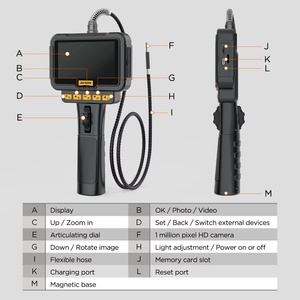 Endoscopio Industriale Automobilistico AUTOOL SVB208 con 6 Luci e Schermo IPS da 6,25MM, Telecamera d'Ispezione per Riparazione Auto con Funzione Foto e Video - Product Image 6