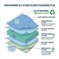 Pochette Doypack PE Recyclable Personnalisée de 500 ml avec Bec Verseur pour Nettoyant Biberons Sans Solvant – Sécurité Bébé