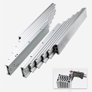 6 phần nhôm bàn ăn mở rộng Cơ chế trượt kéo ra khỏi Kính thiên văn Ngăn kéo trượt đường sắt bảng cơ chế - Product Image 5