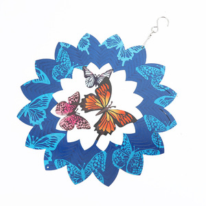 Vevor-carillon rotatif 3D en acier inoxydable, papillon, Spinner naturel coloré pour <span class=keywords><strong>jardin</strong></span> extérieur et intérieur, <span class=keywords><strong>prix</strong></span> d'usine - Product Image 1