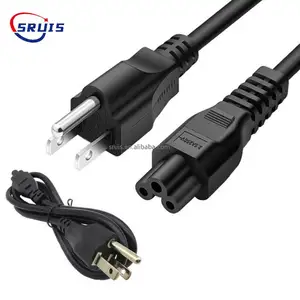 Kabel ekstensi Outlet kualitas tinggi, 1 5-15p ke 2 Nema 5-15R dengan sakelar