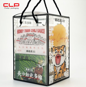 Trong Suốt Bó Hoa Quà Tặng Bao Bì Túi Nhựa Với Rõ Ràng PVC Xử Lý Cho Valentine Của Ngày Tăng Sắp Xếp Hộp Hoa - Product Image 6