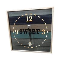 Reloj de Pared Compacto de Madera con Estructura de Unión Resistente y Detalles Hechos a Mano, OEM, ODM, Logotipo Personalizado, Venta al Por Mayor