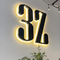 Lettres en relief 3D rétroéclairées par LED pour l'extérieur, pour les pharmacies, les mariages, les magasins, les maisons, les hôtels, les hôpitaux, les entreprises, la publicité