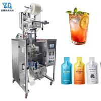Machine d'emballage entièrement automatique pour sachets de formes spéciales, pour vin et miel, production stable, construction en acier inoxydable de qualité alimentaire