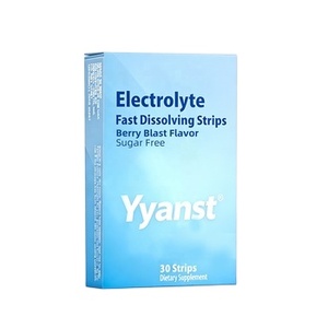 Tiras orales de electrolitos sin azúcar de marca privada de alta calidad, enfocadas en la reposición de electrolitos post-entrenamiento. - Product Image 2