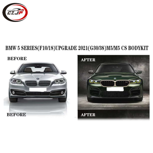 CZJF Nuevos Estilos Estiramiento Facial Parachoques Delantero y Trasero Conjunto Completo Kit de Carrocería para <span class=keywords><strong>BMW</strong></span> 5 series F10 F18 Actualizaciones G30 G38 <span class=keywords><strong>M5</strong></span> <span class=keywords><strong>CS</strong></span> Kit <span class=keywords><strong>2021</strong></span> - Product Image 5