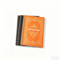 Carnet de notes/agenda à spirale A5/A6 avec couverture rigide, impression de logo personnalisé, 50/100 feuilles