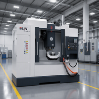 Centre d'usinage CNC 5 axes haute précision avec magazine d'outils 24T et guides linéaires automatiques – Nouveau modèle