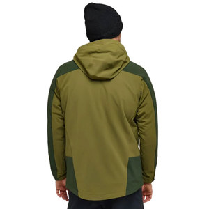 Chaqueta Softshell con Capucha Personalizada para Hombre, Impermeable, con Logotipo Frontal Impreso, Informal, Deportiva, con Cierre, 100% Poliéster - Product Image 2