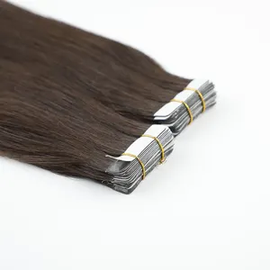 LeShine高品質のヘアエクステンションのロシアのテープ二重描画レミーテープヘアエクステンション人間の髪