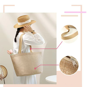 Eco Reusable <strong>Tote</strong> <strong>Bag</strong> Custom Women Fashion Shoulder Handbag Burlap Linen <strong>Jute</strong> <strong>Tote</strong> <strong>Bag</strong> for Activity Travel - Product Image 6