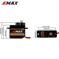 Servomoteur analogique EMAX officiel 12g ES08MAII Mini à engrenages métalliques, en matériau PC, pour drones et accessoires de modèles RC DIY