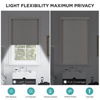 100% cortinas enrollables inalámbricas opacas para ventanas, persianas tejidas naturales protegidas contra rayos UV, técnica Lisa para oficina en casa