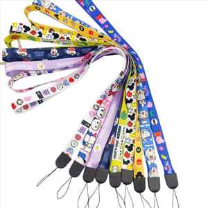 QM Professional Supplier Custom Sublimation Printed Logo Polyester <b>Phone</b> <b>Neck</b> <b>Strap</b> Promotional Lanyard - Product Image 1