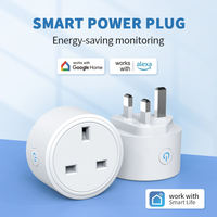 Enchufe Inteligente WiFi 16A para Hogar, Fabricado en el Reino Unido, con Monitor de Energía, Firmware ESP32 Personalizado, Enchufe Inteligente Tuya