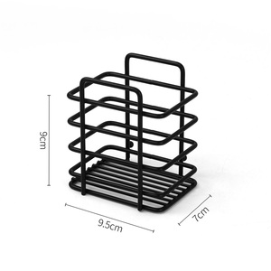 Punch-free Zinc Alloy Eco-friendly Modern Toothbrush Rack Mouthwash Cup Holder Bathroom <b>Corner</b> <b>Standing</b> Toothpaste Creative - Product Image 2