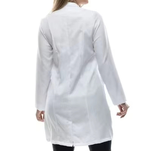 Blouse de laboratoire classique à manches longues pour femmes - Uniforme médical professionnel pour médecins, infirmières et scientifiques - Product Image 3